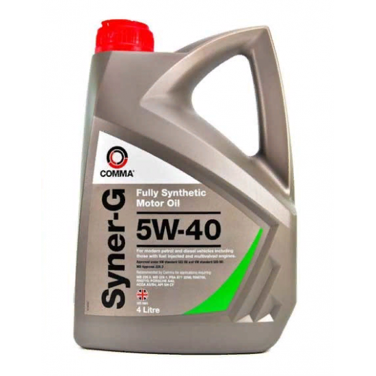Масло моторное 5w40 4л COMMA 5W40 SYNER-G Масло моторное 5w40 4л COMMA 5W40 SYNER-G