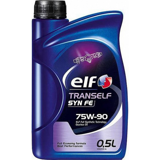 Масло Трансмиссионное 75w90 GL4/5 0.5 л ELF Tranself SYN FE 0.5л