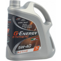 Масло моторное 5w40 4л G-ENERGY Synthetic Active