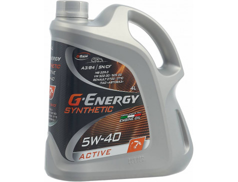Масло моторное 5w40 4л G-ENERGY Synthetic Active