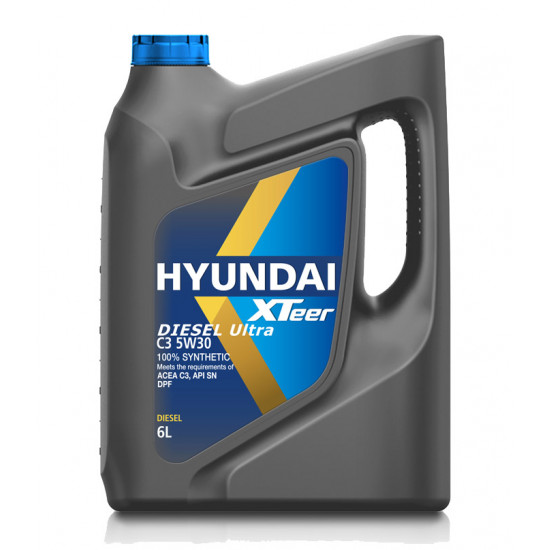 Масло моторное 5w30 6л HYUNDAI X Teer Diesel Ultra C3