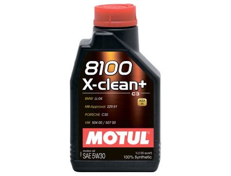 Масло моторное 5w30 1л MOTUL 8100 X-clean PLUS син