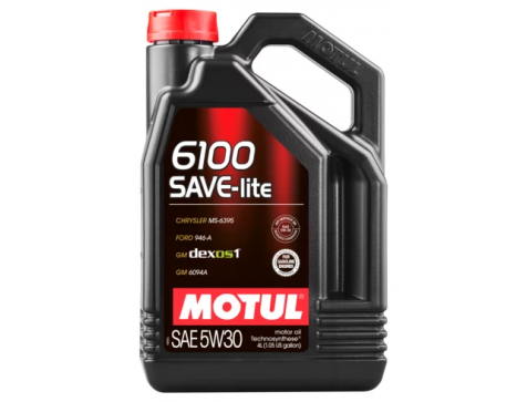 Масло моторное 5w30 4л MOTUL 6100 SAVE-LITE син Масло моторное 5w30 4л MOTUL 6100 SAVE-LITE син