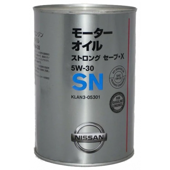 Масло моторное 5w30 1л NISSAN STRONG SAVE X SN син.
