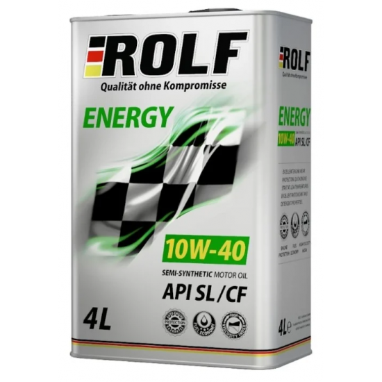 Масло моторное 10w40 4л ROLF Energy SL/CF п/с