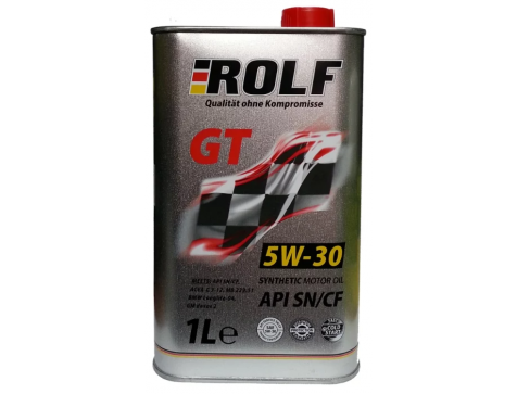 Масло моторное 5w30 1л ROLF GT SN/CF син Масло моторное 5w30 1л ROLF GT SN/CF син