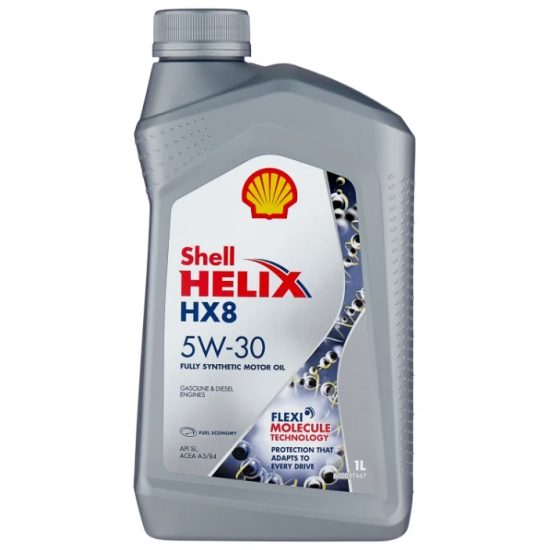 Масло моторное 5w30 1л Shell HELIX HX8 син.