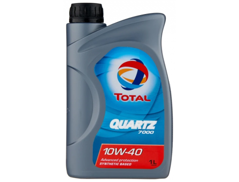 Масло моторное 10w40 1л TOTAL Quartz7000 п/с